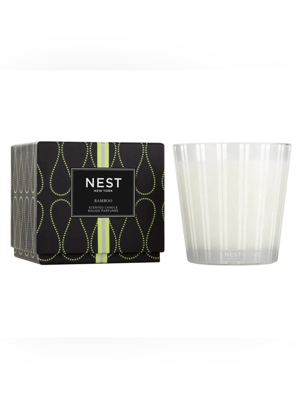 NEST New York Bamboo 3-Wick Candle 21.1 oz Floral Citrus Luxury Scent